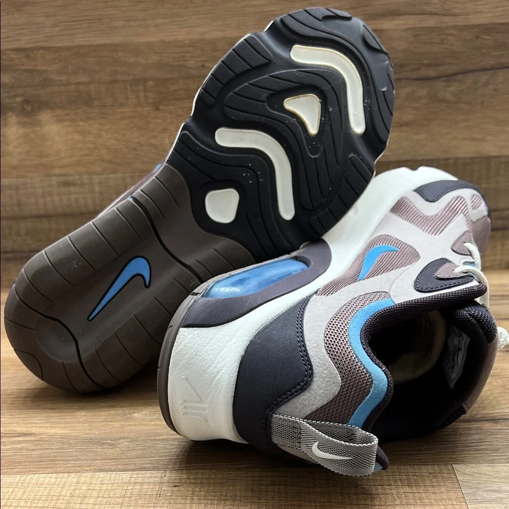 Nike Air Max Sneakers in Brown, Black, and Blue